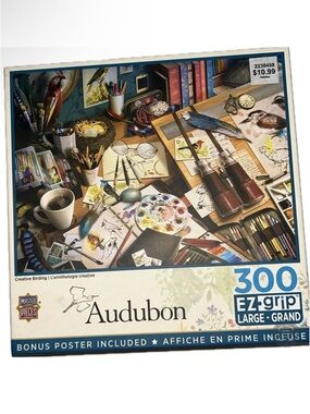 Audubon 300-Piece EZ-Grip Puzzle - “Creative Birding”